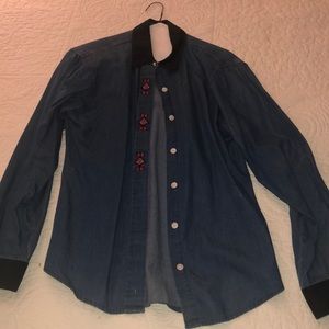 Jean button up vintage